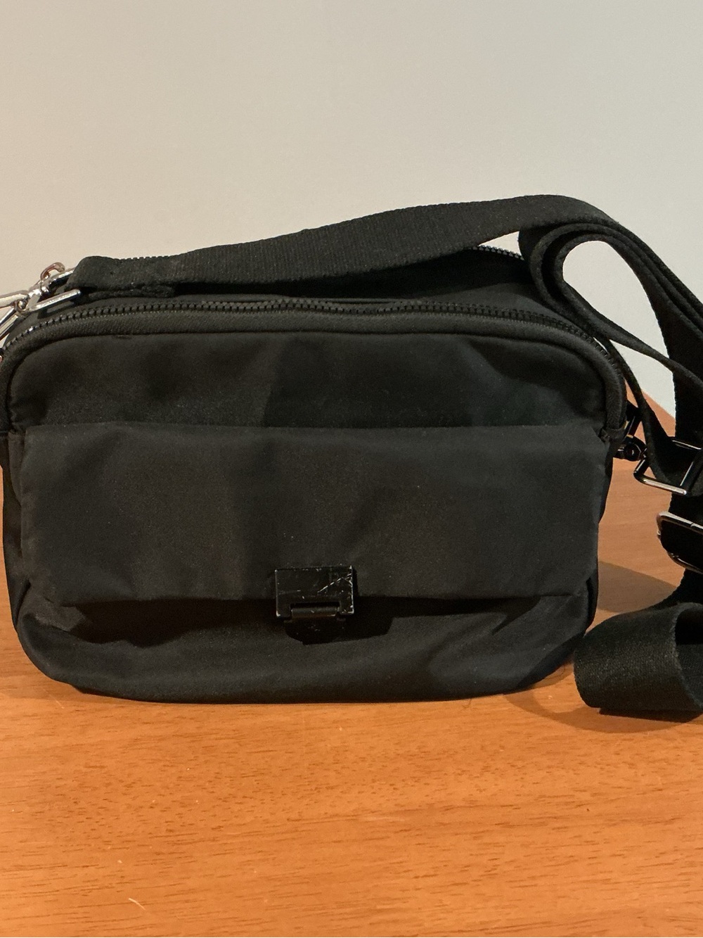 Vinyl Crossbody Bag